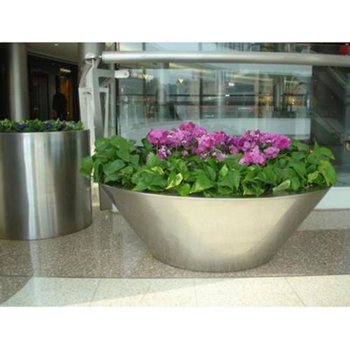 不銹鋼花盆價(jià)格與藝術(shù)不銹鋼花缽選購指南